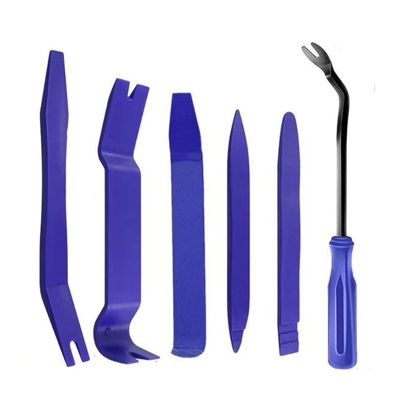 

Авто дверной зажим, набор инструментов для снятия обшивки панели, навигационные лезвия, разборка, пластиковый инструмент для ремонта салона автомобиля Blue set