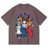 230 Gsm 100% Cotton Evangelion V11 Print Unisex Heavy Cotton T Shirt