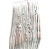 10/20/50pcs Silver Plated 1.2mm Clavicle Chain Necklaces for Women Men Fashion DIY Necklace Chain Accessories GZW