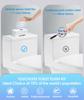 Automatic Toilet Flusher, 2024 Upgraded Smart Touchless Toilet Flush Kit Toilet Flusher Replacement Kit with Infrared Sensor
