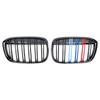 Verbesserter dreifarbiger Kühlergrill für BMW X1 F48/F49 2016-2019 - Doppelsteg-Design