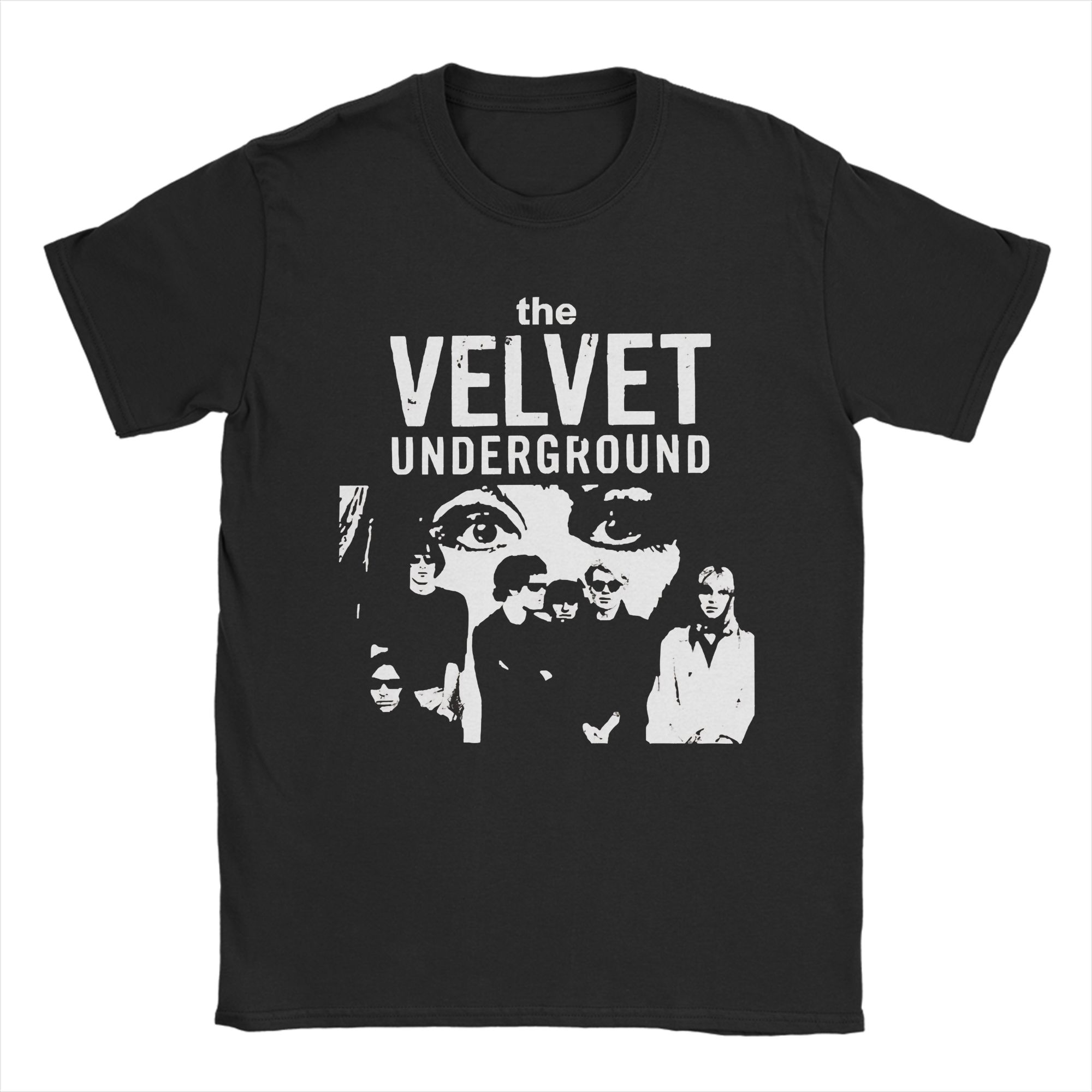 

The Velvet Underground Band Featuring Nico T-Shirts Vintage 100% Cotton Tees Round Neck Short Sleeve T Shirts 6XL Clothing 4XL