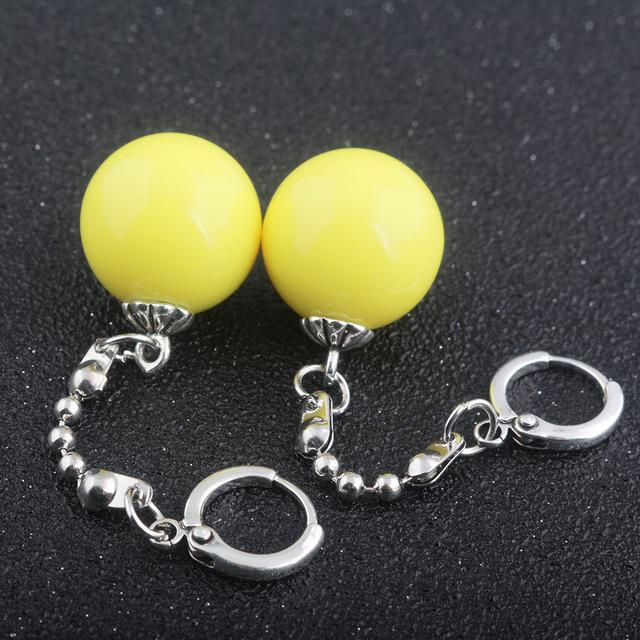 New Takerlama Super Vegetto Potara Earrings Black Son Goku Zamasu Earrings for Women Men Jewelry