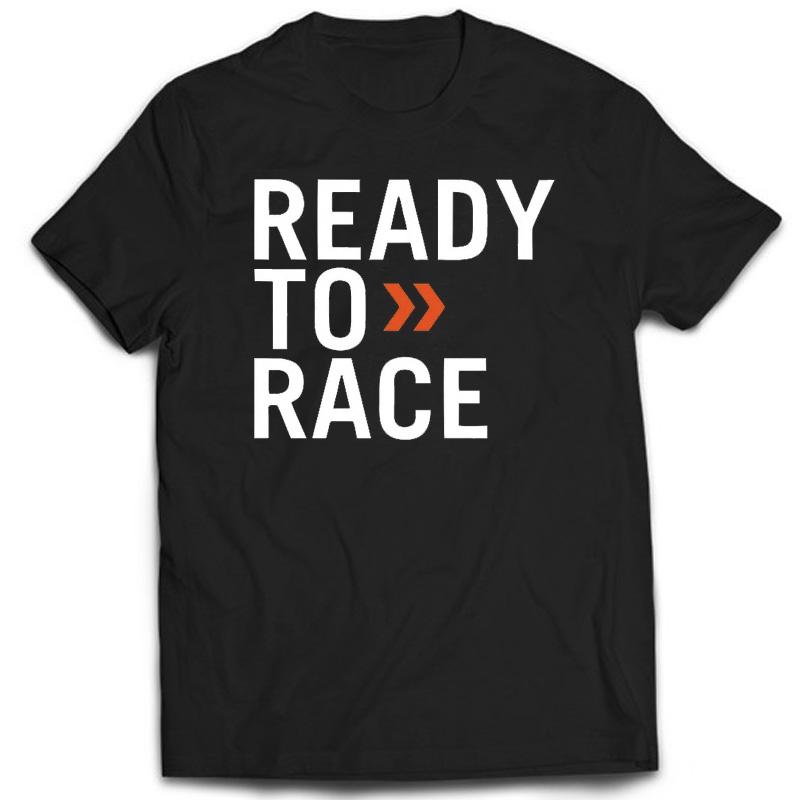 HOT SALE Ready To Race Summer T Shirt Novelty Tops Enduro Cross Motocross Bitumen Bike Life Tees Men Clothes Printed T-Shirt