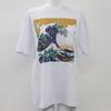 Japanese Souvenir The Great Wave off Size White Shin-ei [T-shirt, Kanagawa] S,
