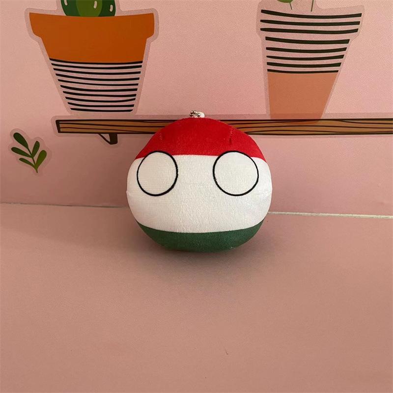 10cm Polandball Plush Toy UK Ukraine Germany Countryball Stuffed Doll Decoration
