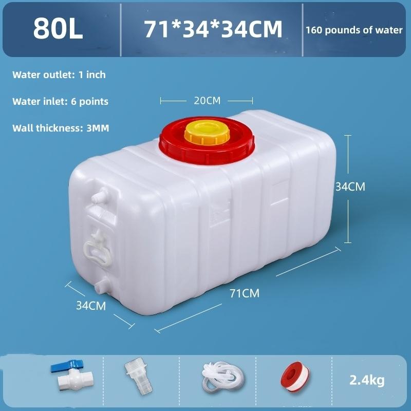 80L Drinking Water Container Camping Water Storage Carrier Jug for VehicleOutdoors Food Grade for Camping Household Yard Hiking