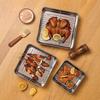 Stainless Steel Roasting Pan Set Non-stick Roasting Cooking Rack  Air Fryer Accessories