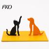 Kreativer Spielzeughaken 3D-gedruckter Hund/Katze Haken, Kompakter Dekorativer Tür Interaktiver Hund geformter Haustier Form Kleiderbügel Ornament für Wohnzimmer Schlafzimmer