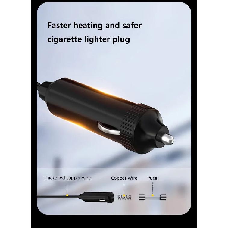 12V/24V Car-Mounted Heater High-Power Portable Suitable For Car And Home Use Quickly Heats And Defogs The Car Windshield