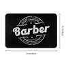 Retro Best Barber Distressed Logo Front Floor Door Entrance Mat Indoor Hairdresser Hairstylist Kitchen Bath Doormat Carpet Rug