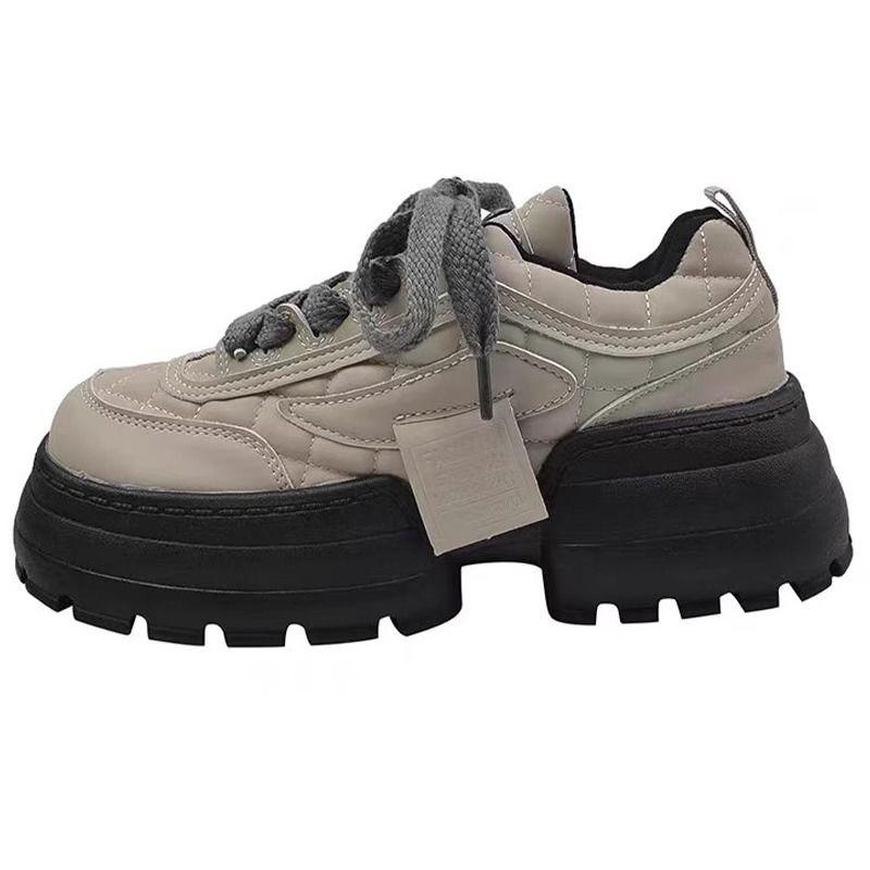 Fashion Dad Shoes for Women Spring Autumn Woman Footwear Designer New In Vulcanized Shoe Fashion Black High On Platform Casual Sneakers