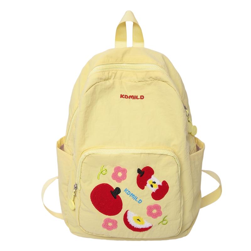 

Рюкзак Apple для старшеклассников Легкий рюкзак Small жёлтый