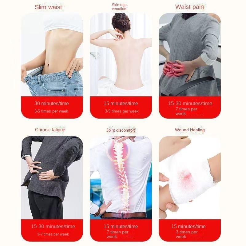 Infrared Heating Weight Loss Phototherapy Belt Infrared Red Light Therapy Pad Back Pain Relieve Waist Support Belt