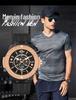 Men's Sports Silicone Band Waterproof Hollow Calendar Watch