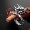 1 Pc Domineering Dragon Ring, Male Zodiac Dragon Ring Index Finger Opening Ring, Personalized Design, Fashion Trend,