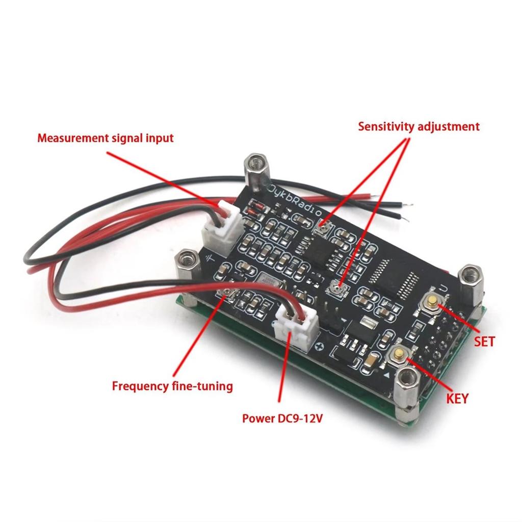 1Mhz to 1.2Ghz Frequency METER Digital Display High- Frequency Counter F/ Ham Radio Transceiver Walkietalkie