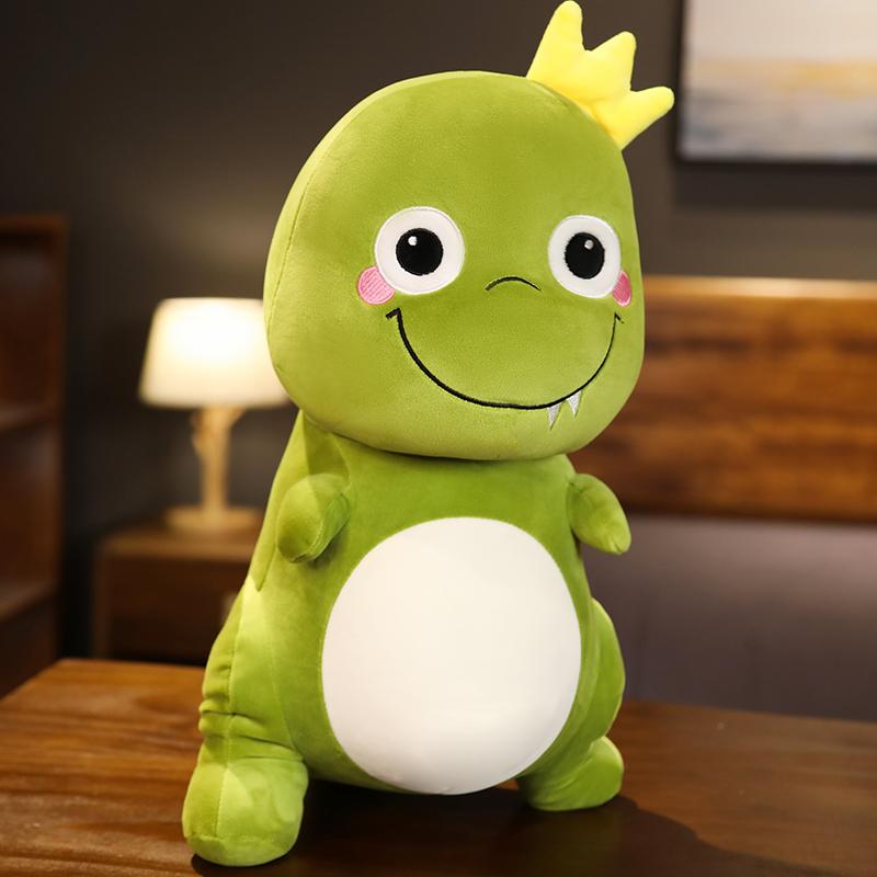 45-65CM Super Soft Cartoons Dinosaur Plush Doll Charming Stuffed Animal Dinosaur Toy for Kids Baby Hug Doll Sleep Pillow Home Decor