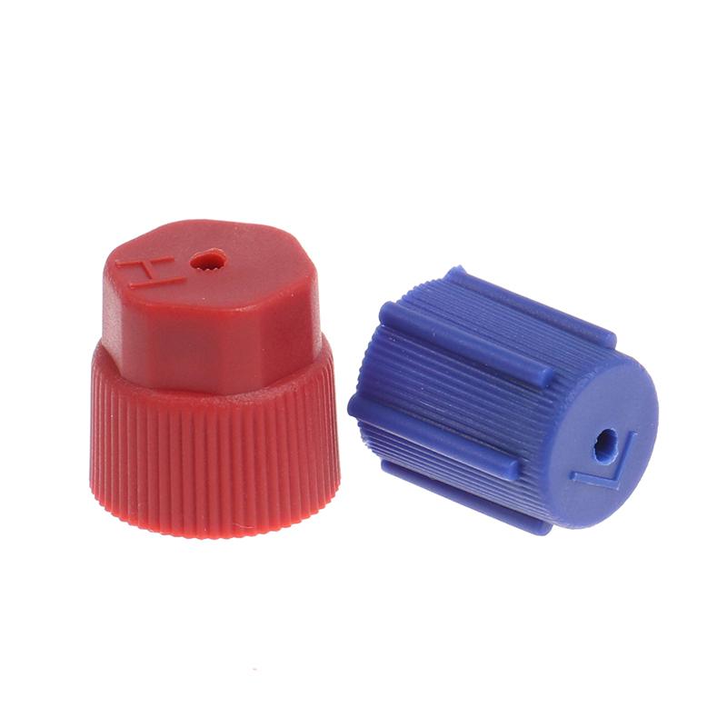5 Pairs, M8*1 M10*1 A/C Service Port Valve Adapter Dust Cap