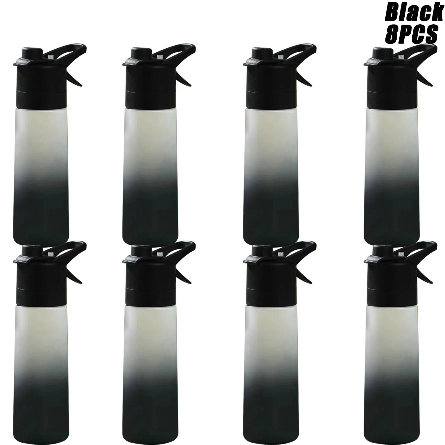 1-8 STUKS Waterbeker Watervoorziening Koelbeker Grote Capaciteit Outdoor Draagbare Waterspraybeker Verloop Mat Plastic Pipetbeker 650ml