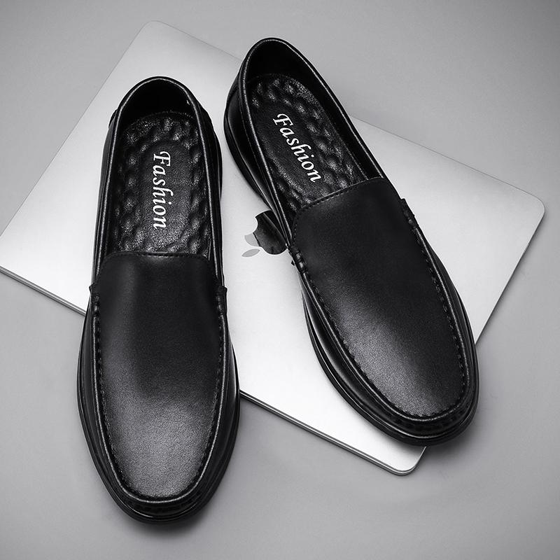 Genuine Leather Shoes Men Loafers Man High Quality Flats Male Loafers Business Soft Driving Shoes Moccasins Driving Men'S Shoes