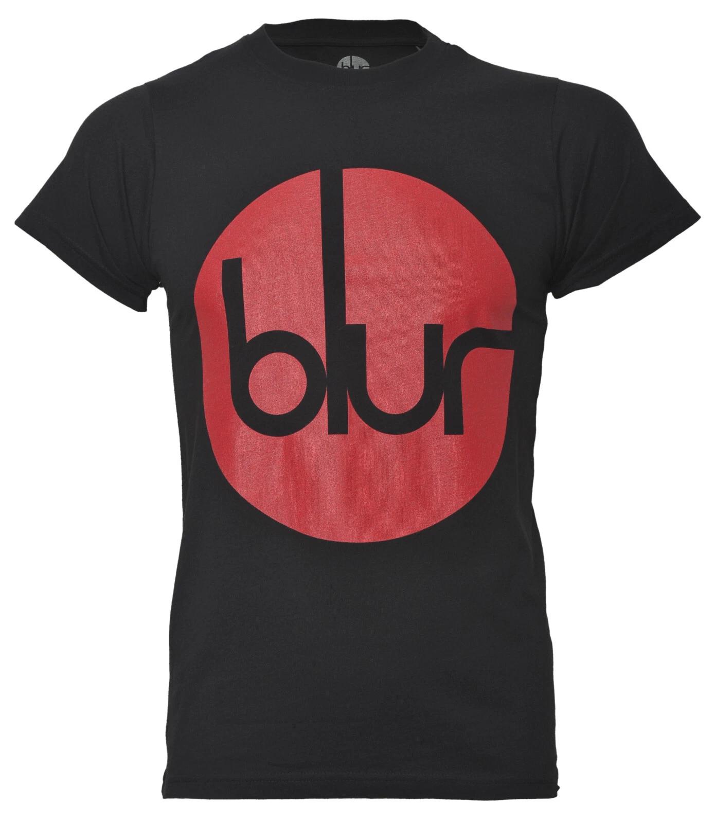 Official Blur T Shirt Circle Logo Black New S M L XL XXL S