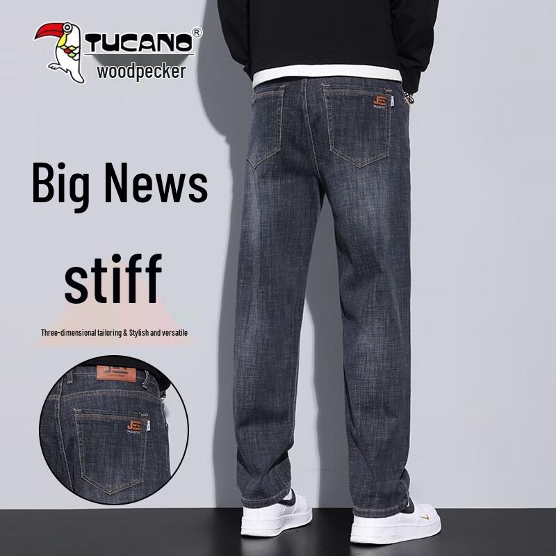 TUCANO Men s Business Casual Straight-Leg Stretch Jeans 29