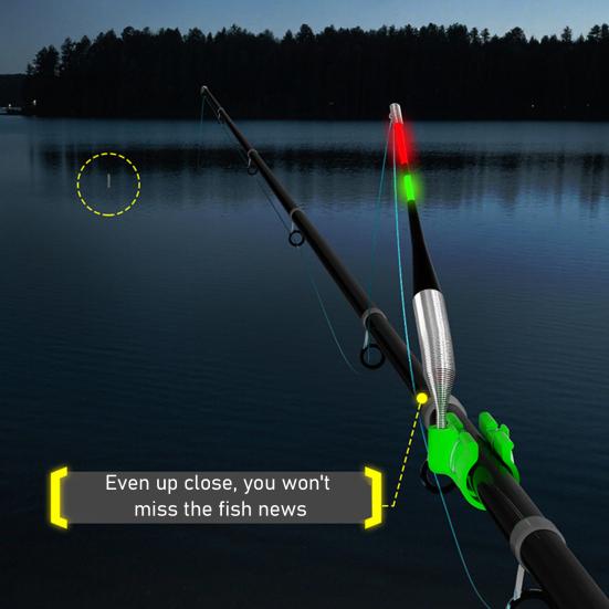 Fishing Float Bite Alert High Sensitivity Rod Mount Automatic Fishing Bite Indicator Spring Float Anglers Seawater Fishing Accessories