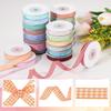 2CM Plaid Ribbon 50 Yard Korean Ribbons Creative Roll of Satin Ribbon  Party Decoration