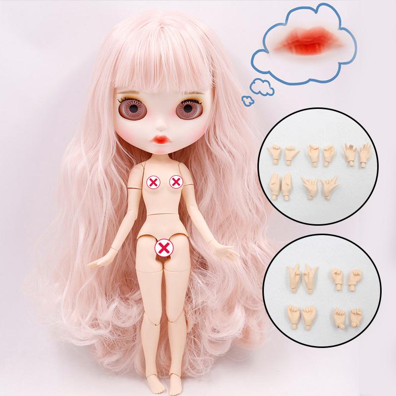 Muñeca ICY DBS Blyth N.º. 4 labios curvados Cara mate personalizada con ceja Cuerpo articulado 1/6 bjd anime