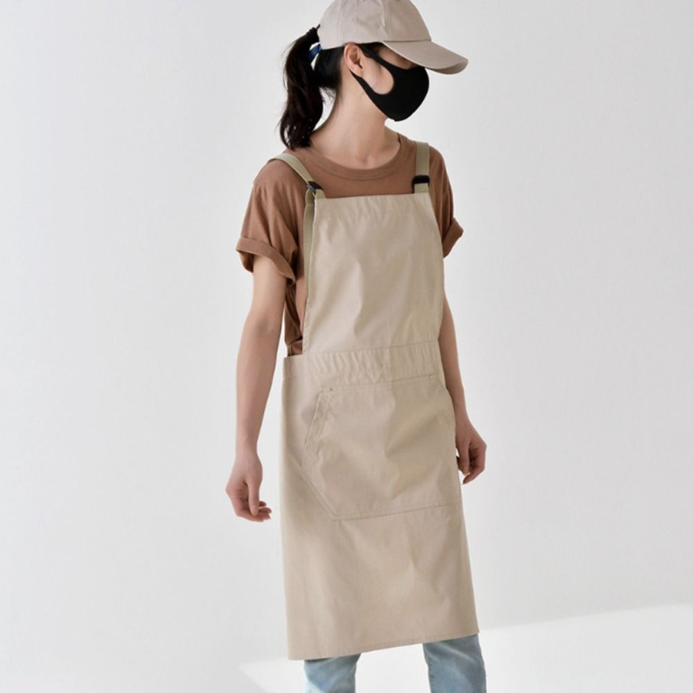 Durable Antifouling Kitchen Apron Waterproof Breathable Cooking Aprons Oilproof Wear-resistant Restaurant Uniform Household