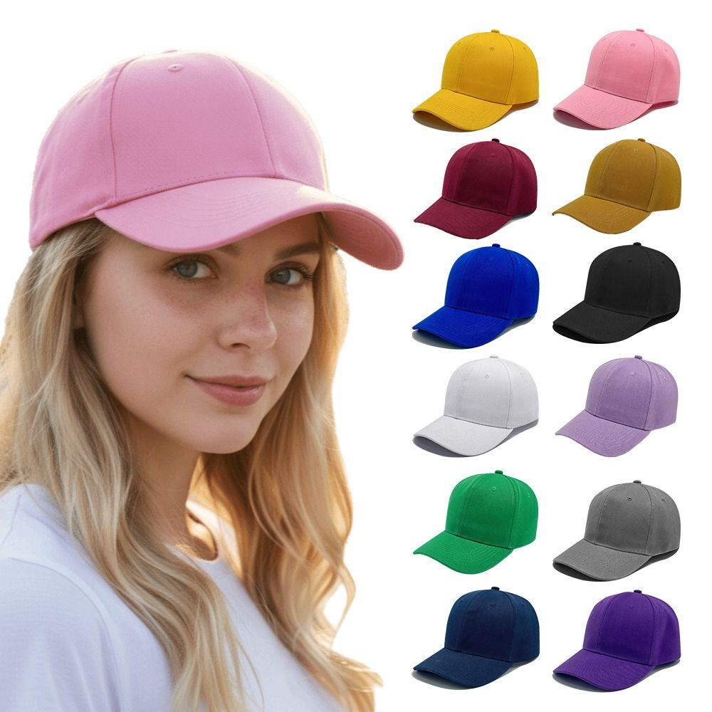 Adjustable Baseball Cap UV Protection Baseball Hats Casual Sunscreen Hats  for Men Women