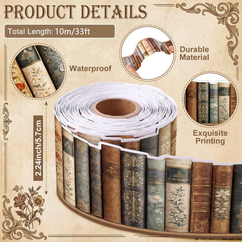 Self Adhesive Blackboard Border Sticker 10m/roll Wall Border Sticker  Library Decor