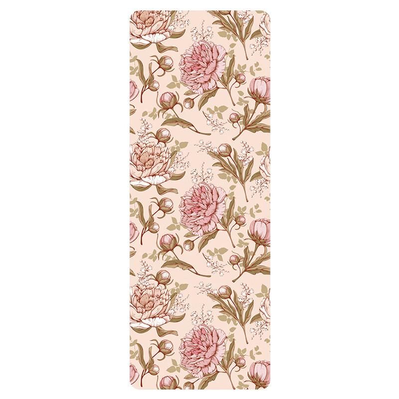 1.5mm Suede Printed Folding Travel Yoga Mat