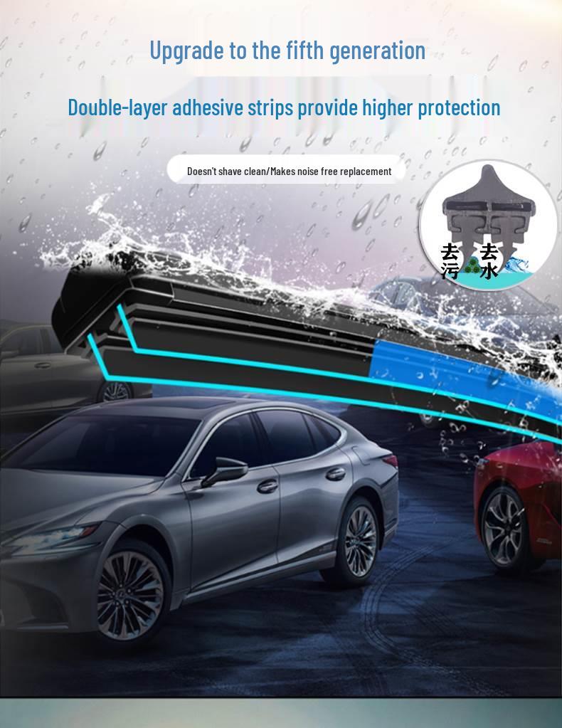 Wuling Rongguang Compatible Double Rubber Strip Wiper Blade