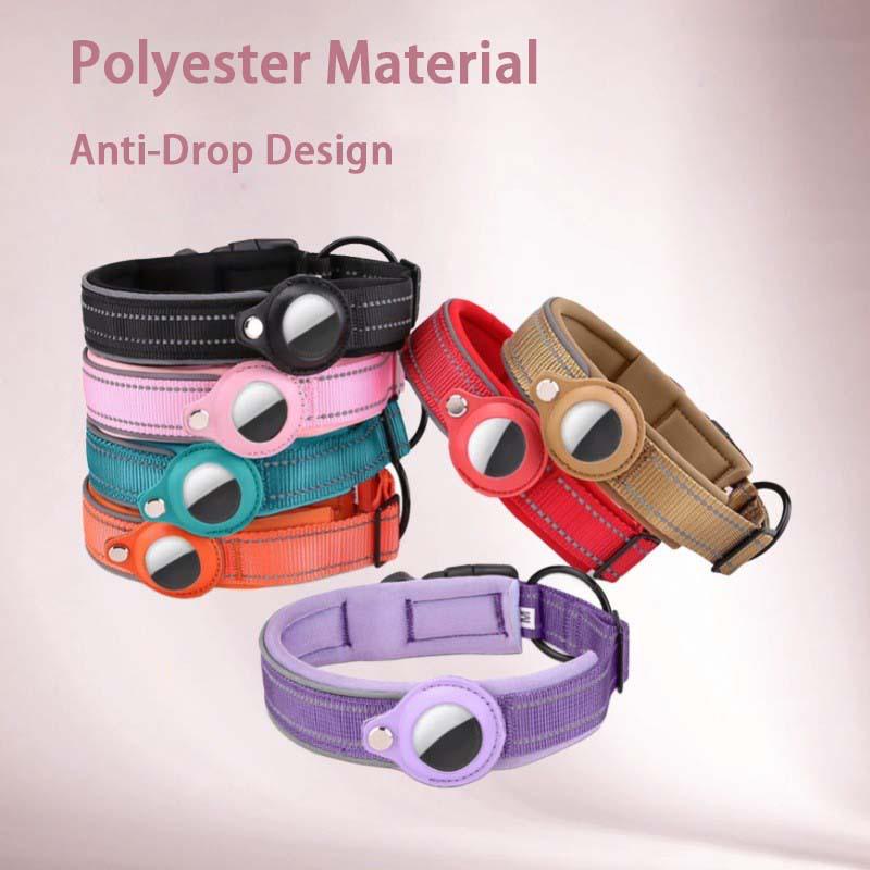 24h Delivery Pet Tracking Collar with Apple AirTag for Dogs - Anti-Lost Device