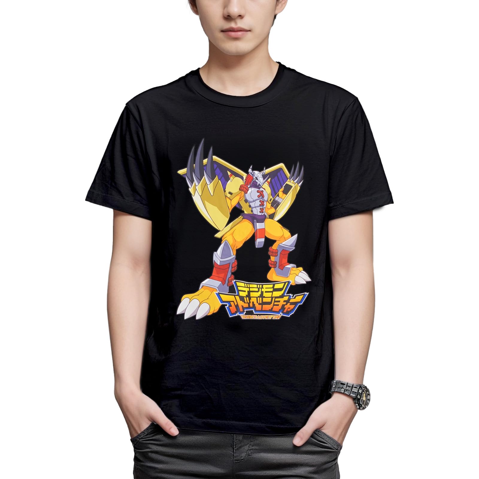 

FinePlus Digimon Adventure WarGreymon Short Sleeve T-Shirt Character Merchandise