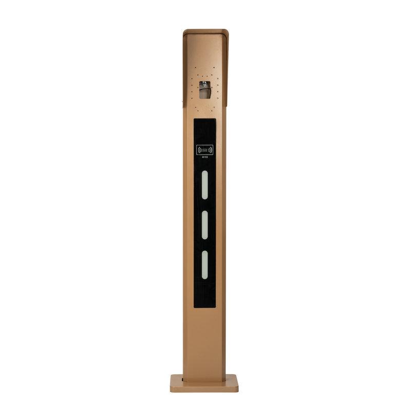 

Outdoor Rainproof Facial Recognition Access Control with Integrated Barrier and Exit Button Bracket