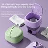 9L EU Foldable Washing Machine Portable Large Capacity Clothes Dehydration and Drying Machine for Outdoor Travel and Home Use