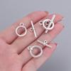 10Sets OT Clasp Alloy Toggle Clasps Round Bar Connector for DIY Jewelry Making Bracelet Hooks Crafts Necklaces Accessories