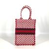 Dior DIORAMOUR CHRISTIAN DIOR Amour Vertical Book Tote Polka Dot Hand Bag