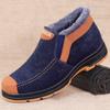 2024 Newest Men'S Snow Boots Plush Thickened Men'S Cotton Shoes Winter Fashion Shoes Comfortable And Warm Walking Boots Men'S