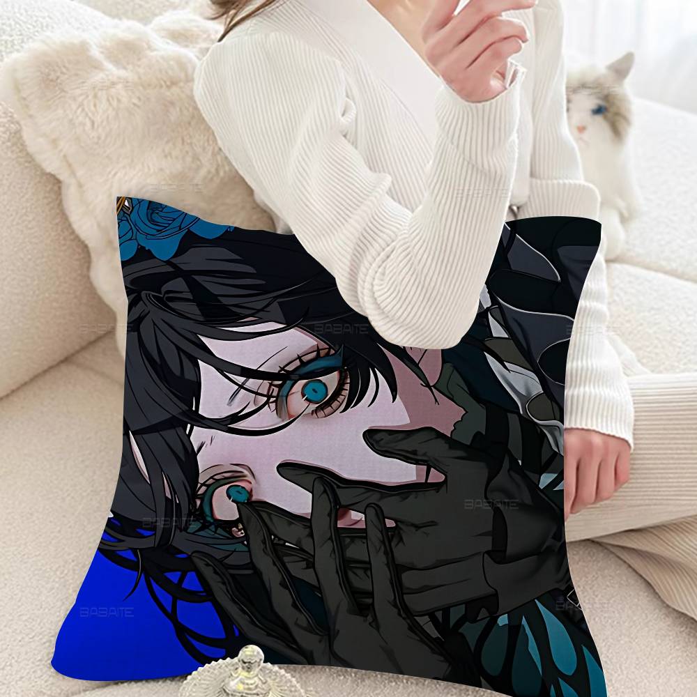 Ado Japanese Singer Cushion Cover Car Throw Pillow Case For Sofa Car Christmas Gift 40x40cm 45x45cm