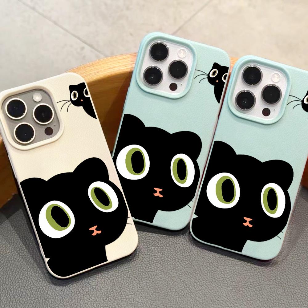 Hautfreundliche Handyhülle für iPhone 11 13 16 Pro Max iPhone XR XS Max 14 15 Pro Max 12 13 Pro Max 16 Plus 13 Pro 14 Pro Cartoon Painted Macaron Colors