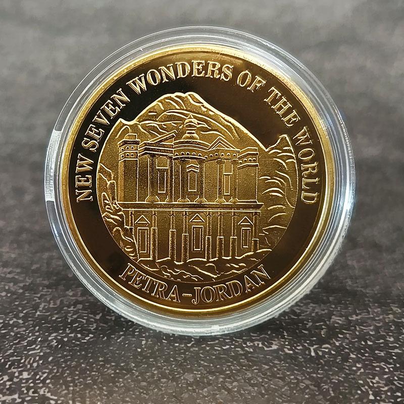 7 Arten Geschenke Neue Sieben Weltwunder Gedenkmünze