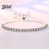 Gold-plated Bracelet Women Cubic Zirconia Detailing Adjustable Length Non-staining Skin