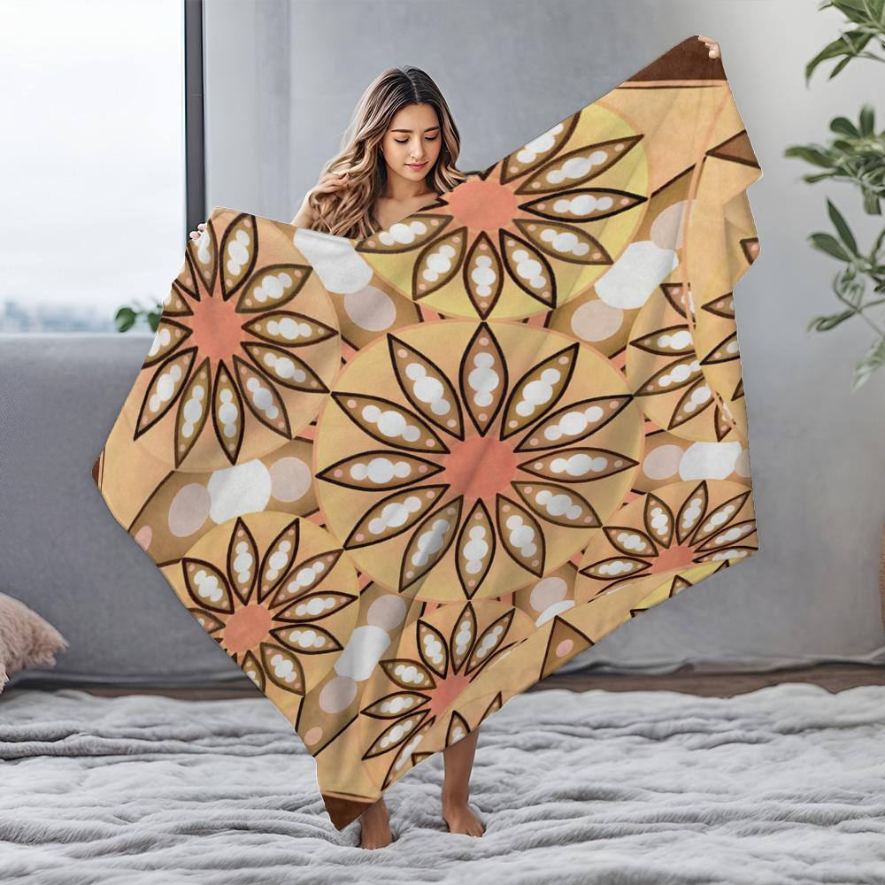 Patterned Blanket Throw Sofa Bed Decorative Throw Blanket for Living Room Bedroom Kids Gift