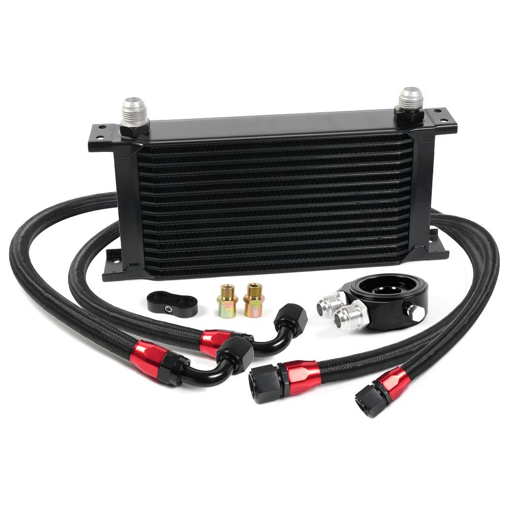 Car Universal British Style 10 Rows 15 Rows Radiator New Condition Engine Oil Cooler Kit Oil Radiator AN10