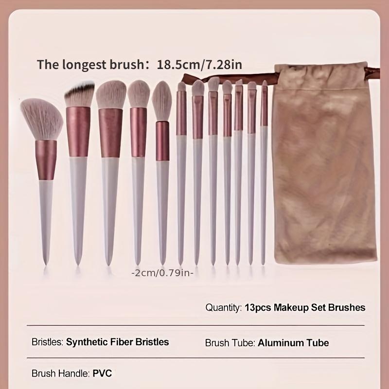 13Pcs makeup brush set, portable makeup brush, eyesadow brush, makeup super soft powder blush brush, makeup tool
