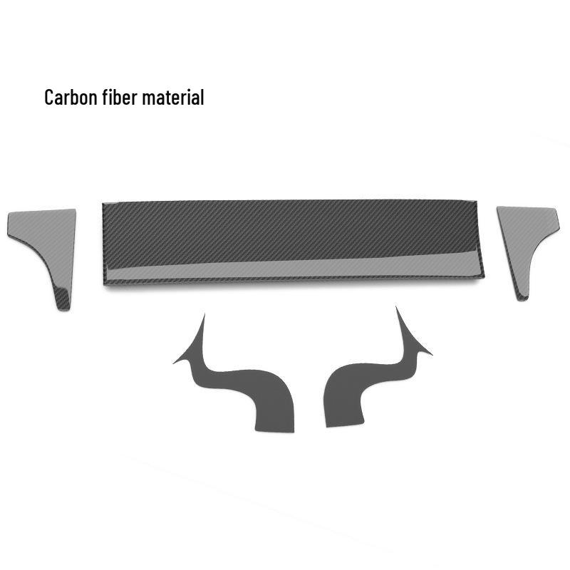 Carbon Fiber Rear Wing Spoiler for 2015-2023 Ford Mustang - High-Rise Design